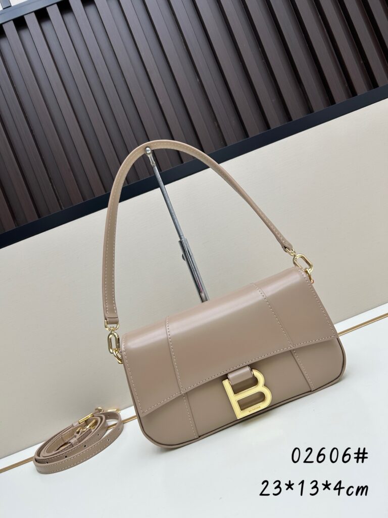 Balenciaga-Shoulder bag with long strap-Lambskin