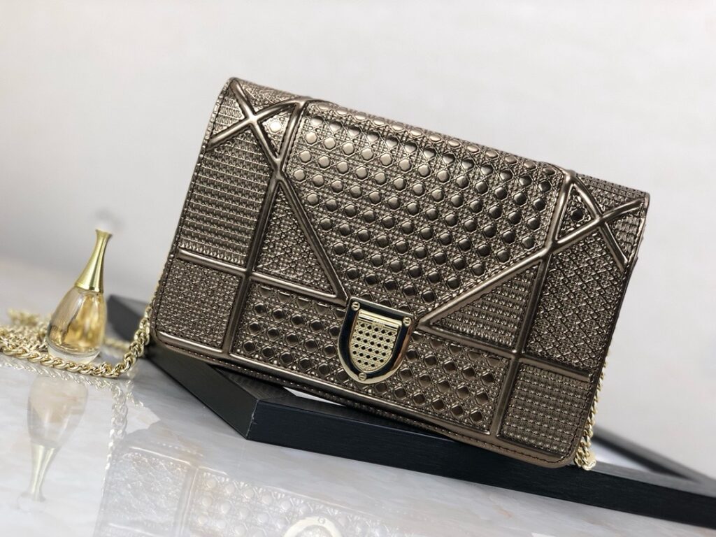 Dior-Diorama Woc-Clutch-Bronze