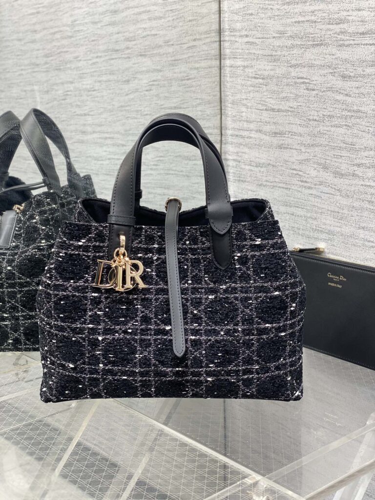 Dior- Toujours-Medium-Black Tweed