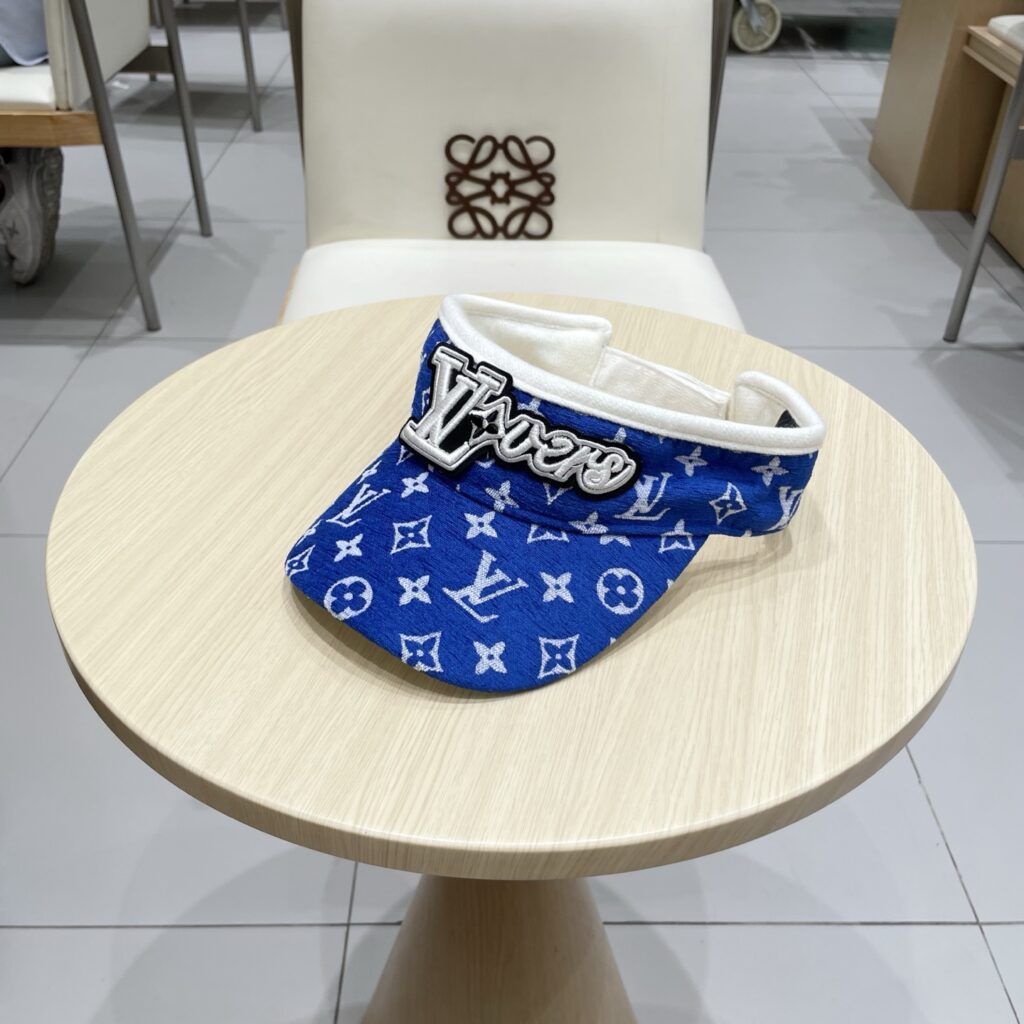 Louis Vuitton-embroidered sun hat