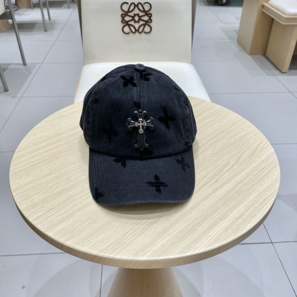 Chrome Hearts-New Baseball Cap-Classic Cross Logo