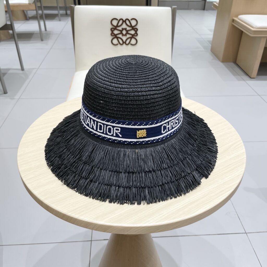 Dior - New Round Straw Hat - Haute Couture