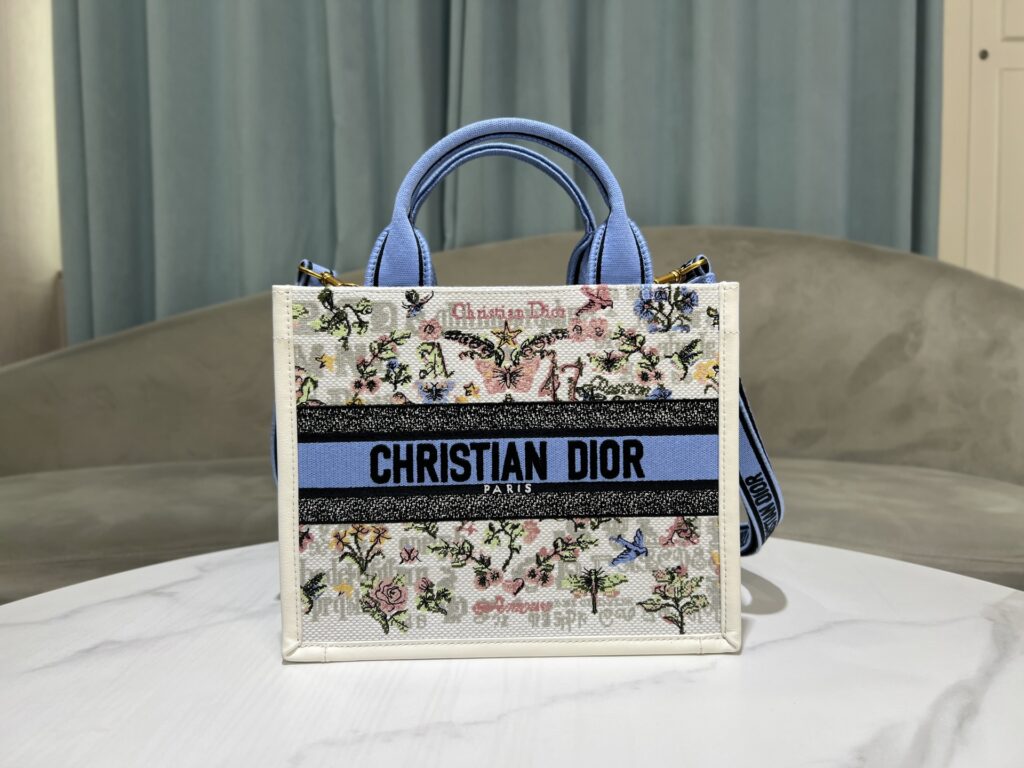 Dior- Book Tote -Small -Blue strap