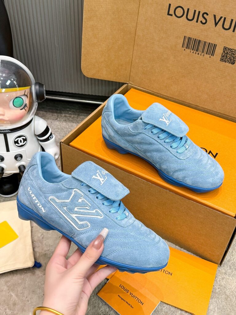 LV Woman Sneakers Blue