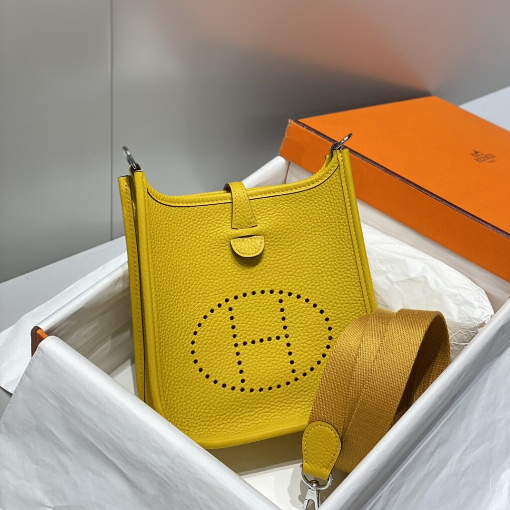 Hermès-Mini Evelyne-Yellow