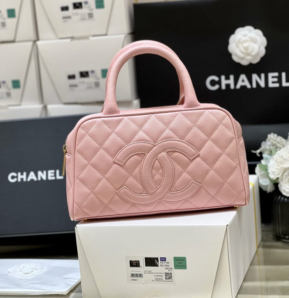 Chanel- Bowling Bag-Pink