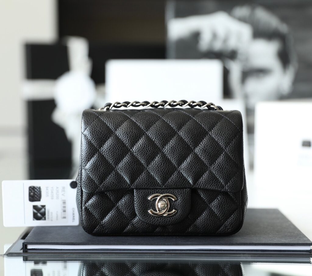 Chanel-classic flap mini-Silver buckle