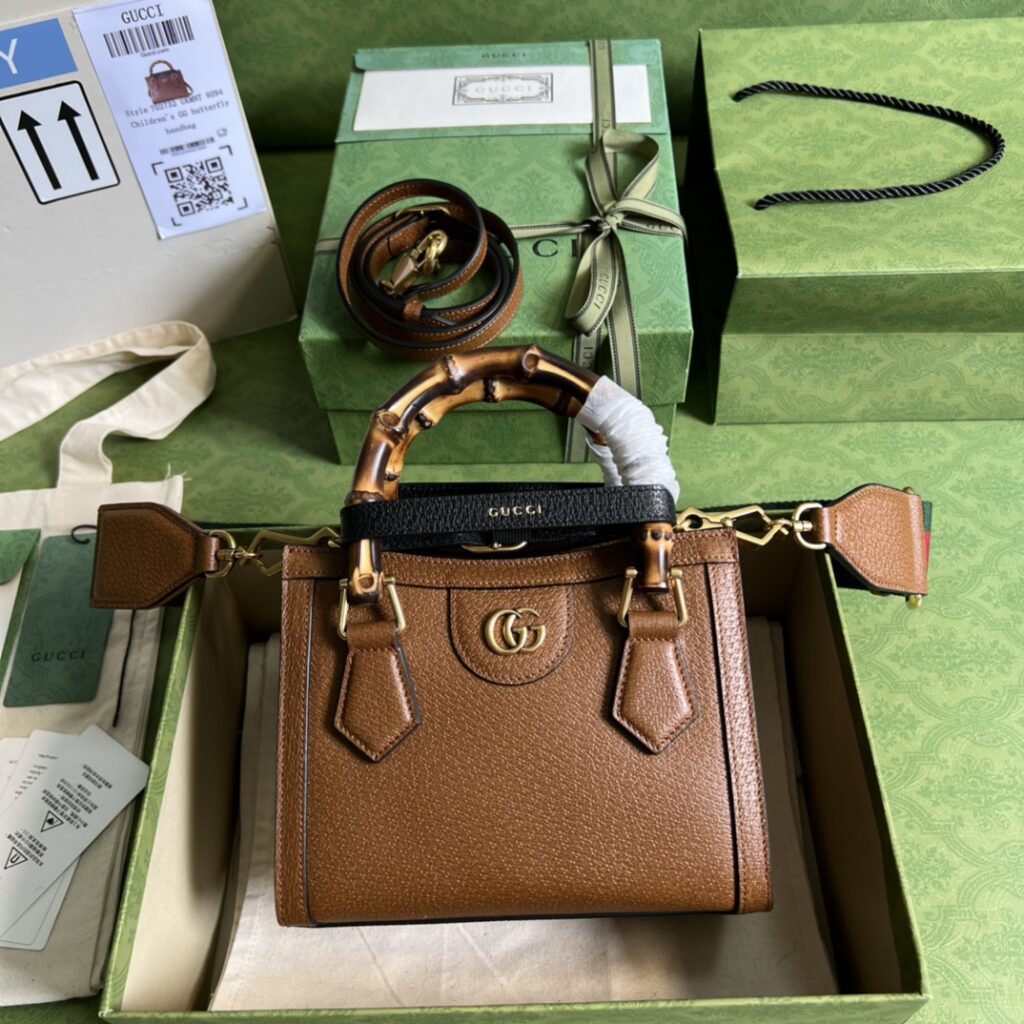 Gucci-Diana-Brown-Mini Size-655661