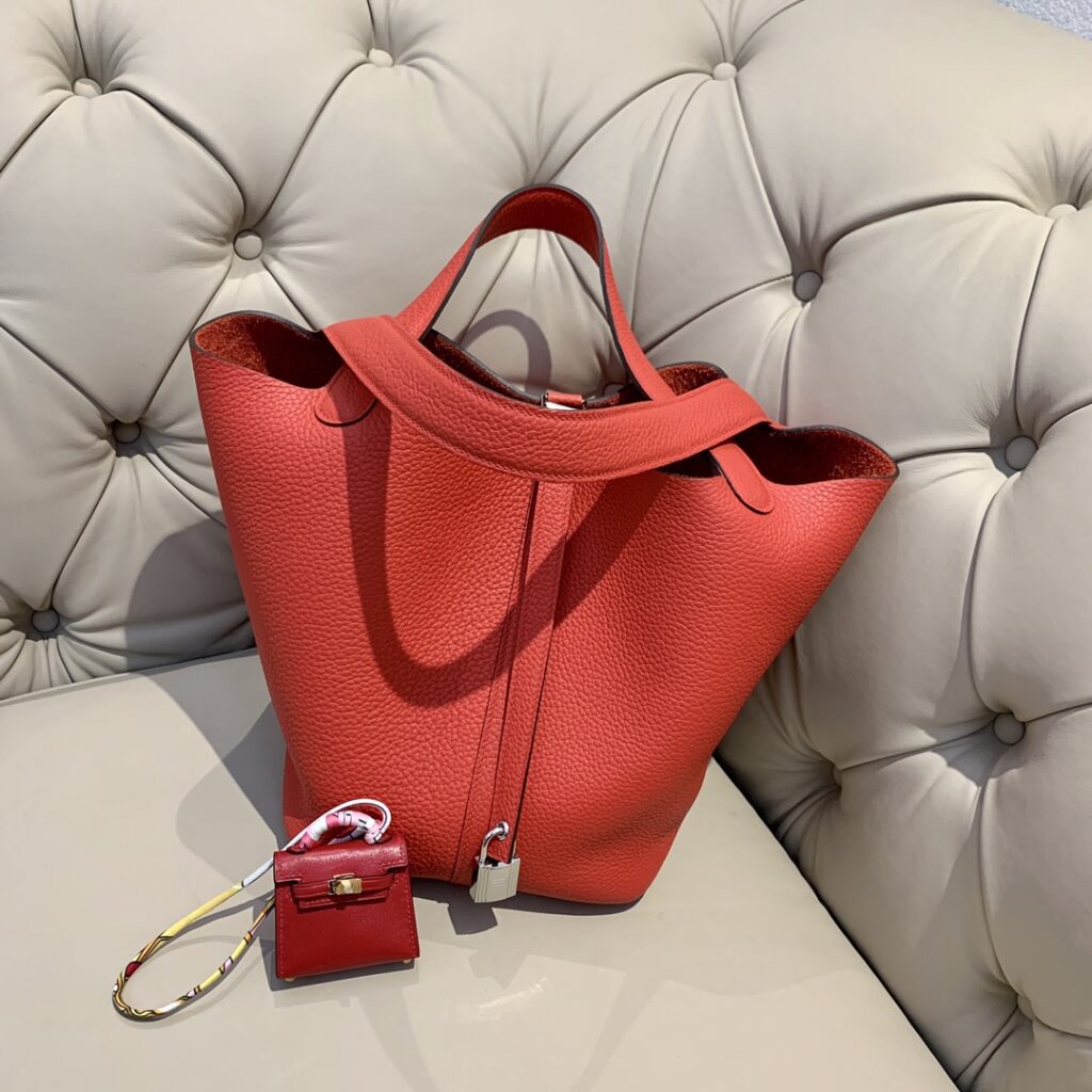 Hermès-Picotin Lock-Red