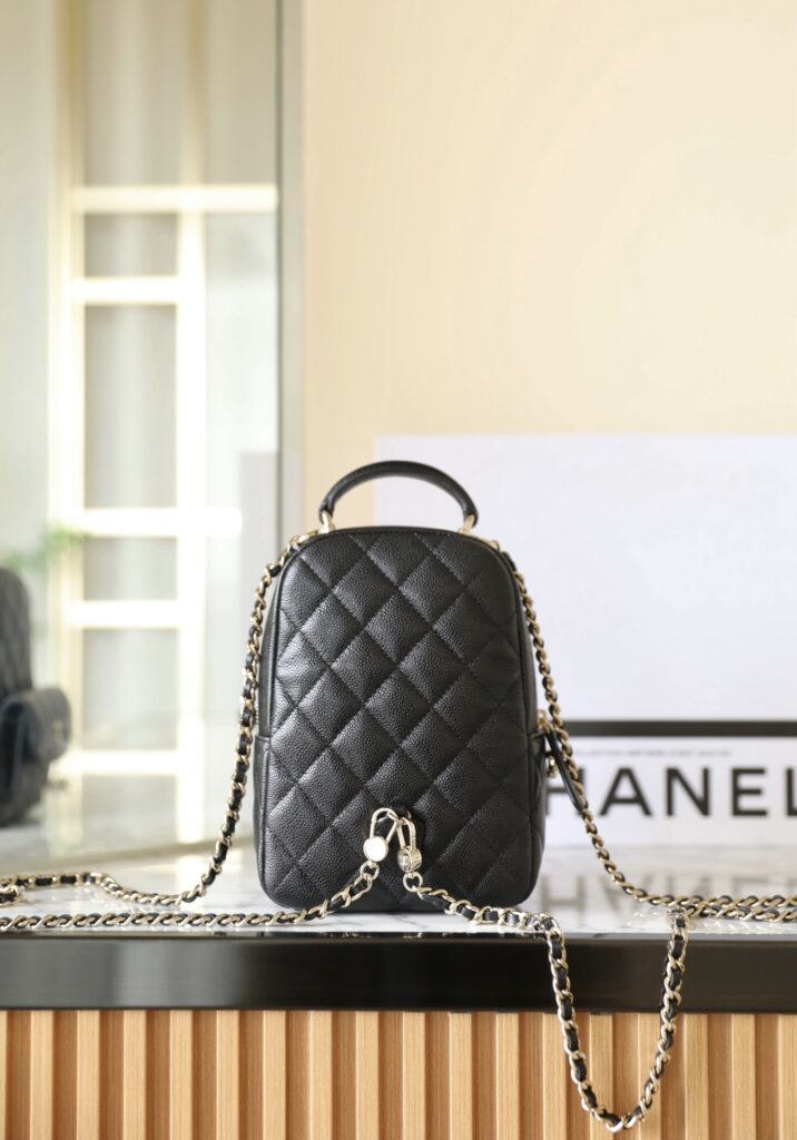 Chanel-24A-Black-Gold buckle