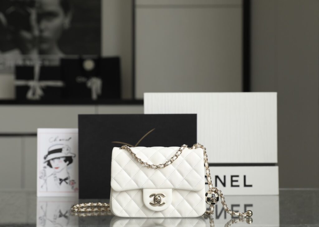 Chanel-23C-Ball-White-Silver buckle