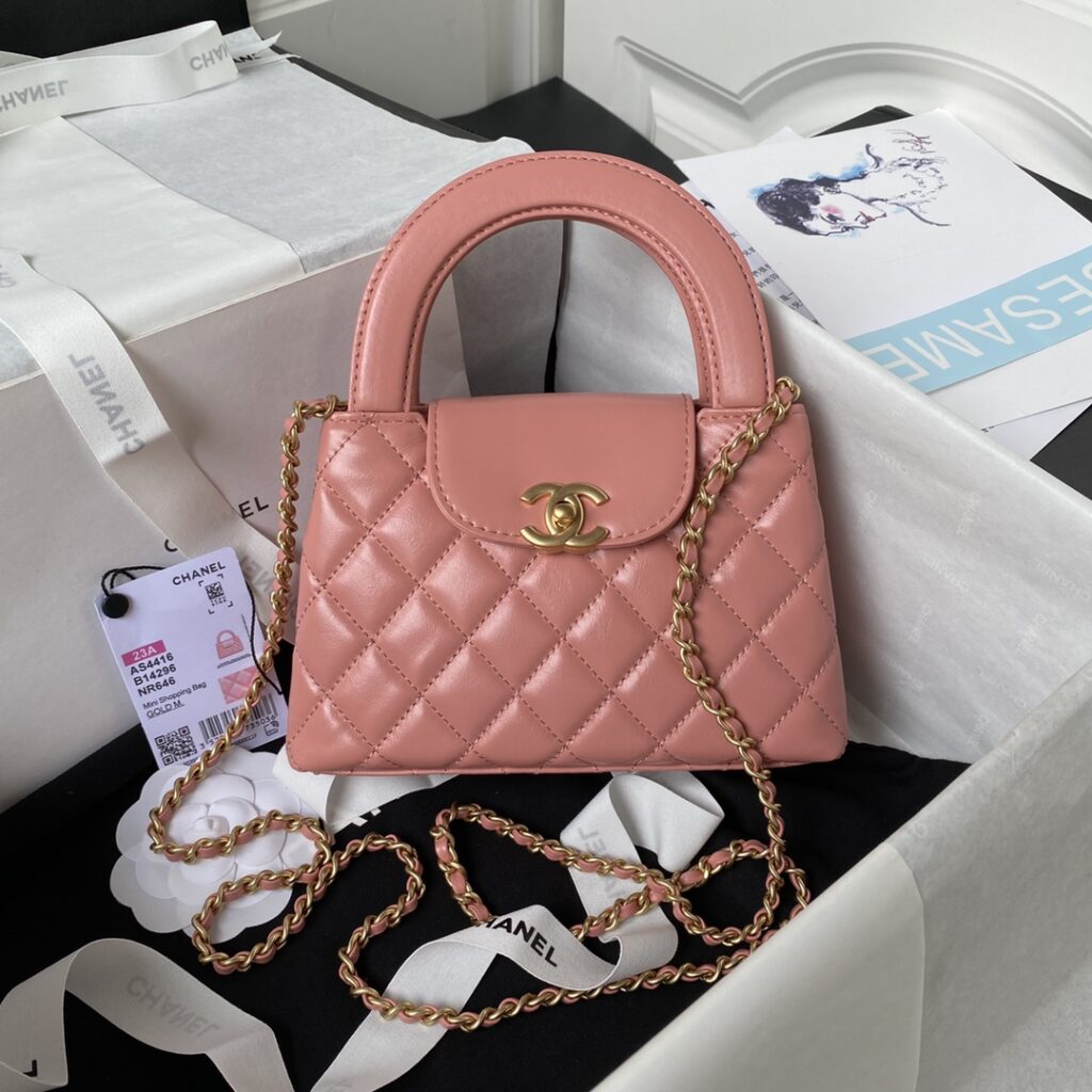 Chanel-Kelly-AS4416-Pink-Gold buckle