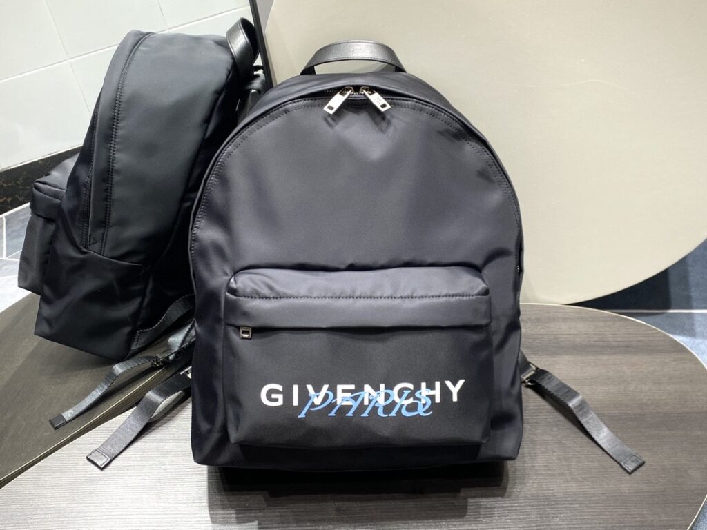 Givenchy-Backpack - White Letters