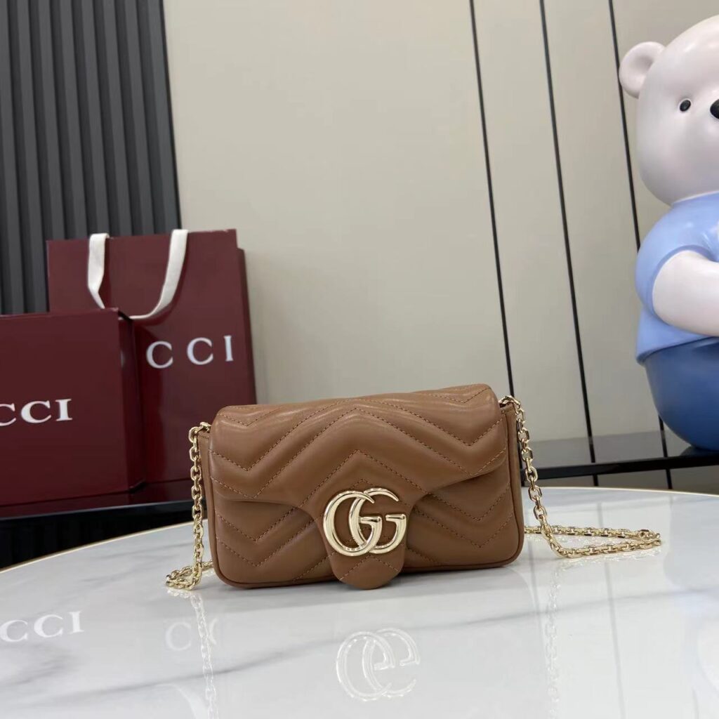 Gucci-Marmont-Mini Size-Brown-841290