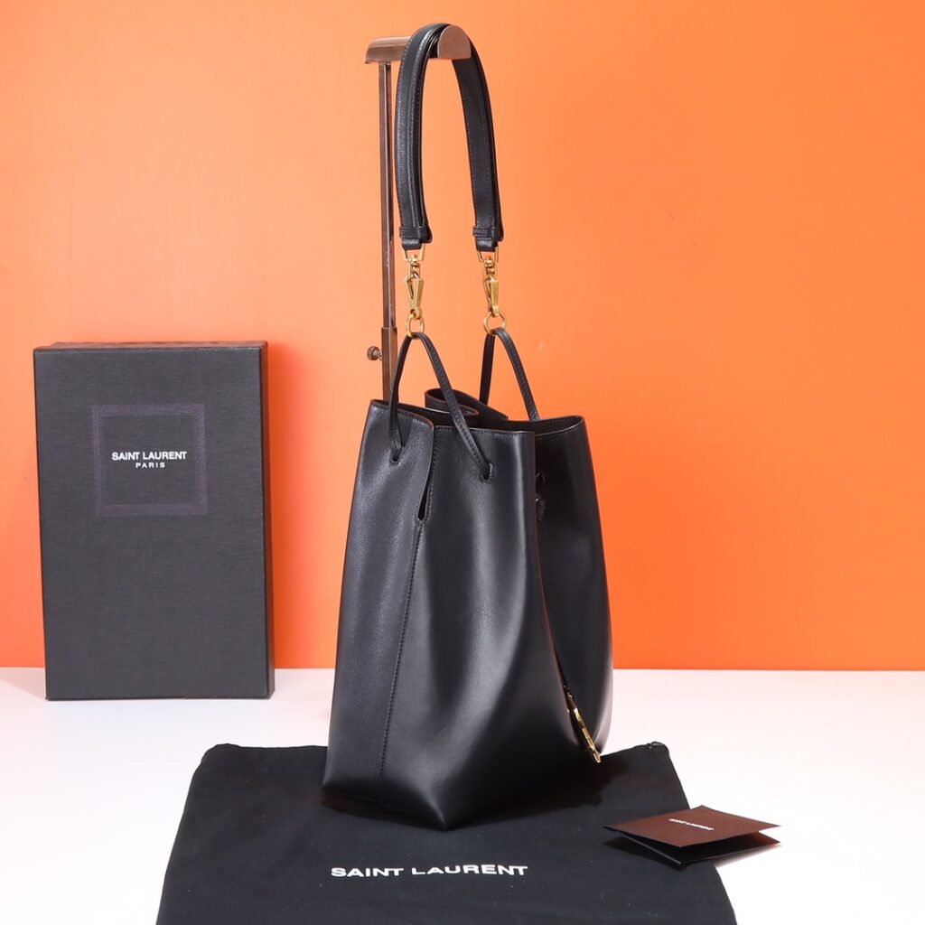 YSL-PARIS VII POCHON-Black