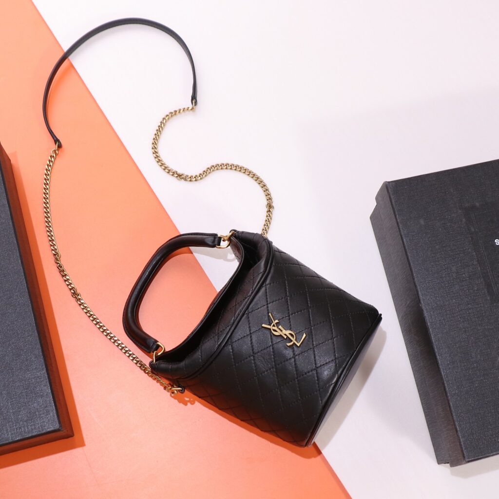 YSL-MINI BUCKET GABY- Black