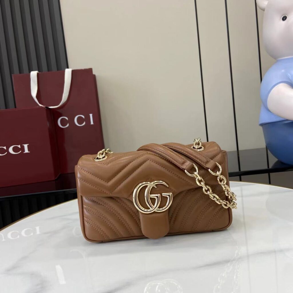 Gucci-Marmont-Brown-Small Size-837280