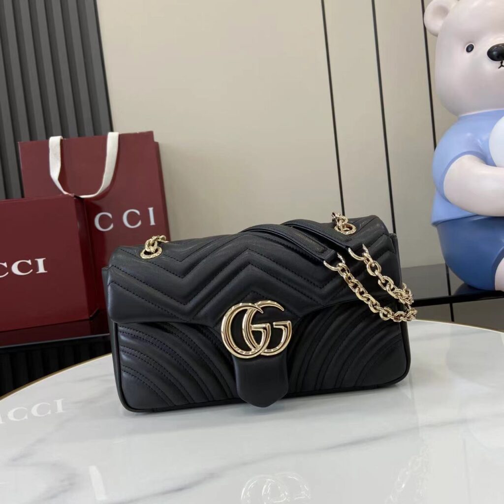 Gucci-Marmont-Black-Medium Size-837267