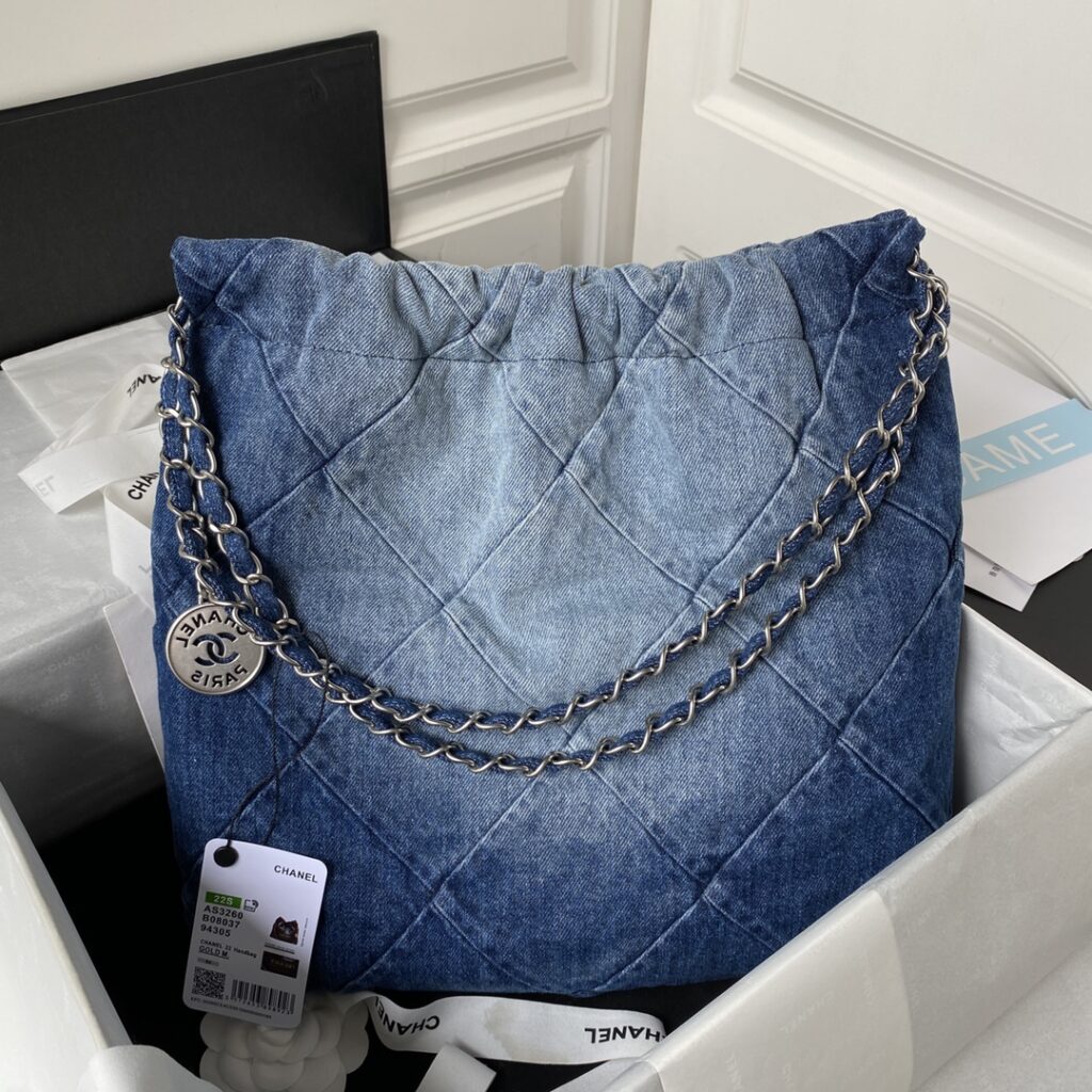 Chanel-22bag-AS3260-Cowboy