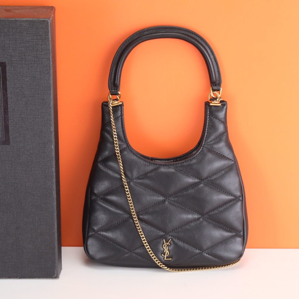 YSL-SADE HOBO-Black
