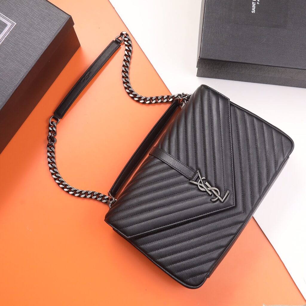 YSL-MONOGRAM-Black（Black Logo）