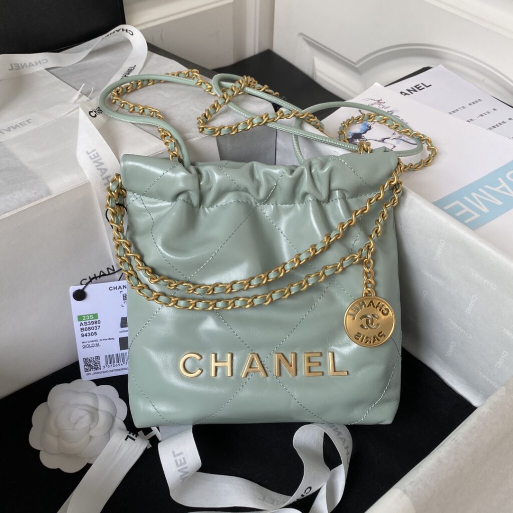 Chanel-Mini22-AS3980- Green