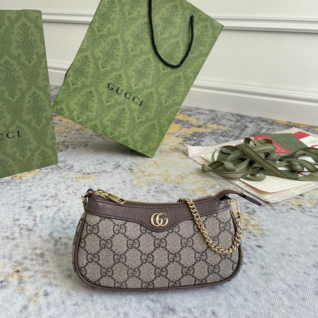 Gucci-Ophidia-Mini Size-Brown-764960
