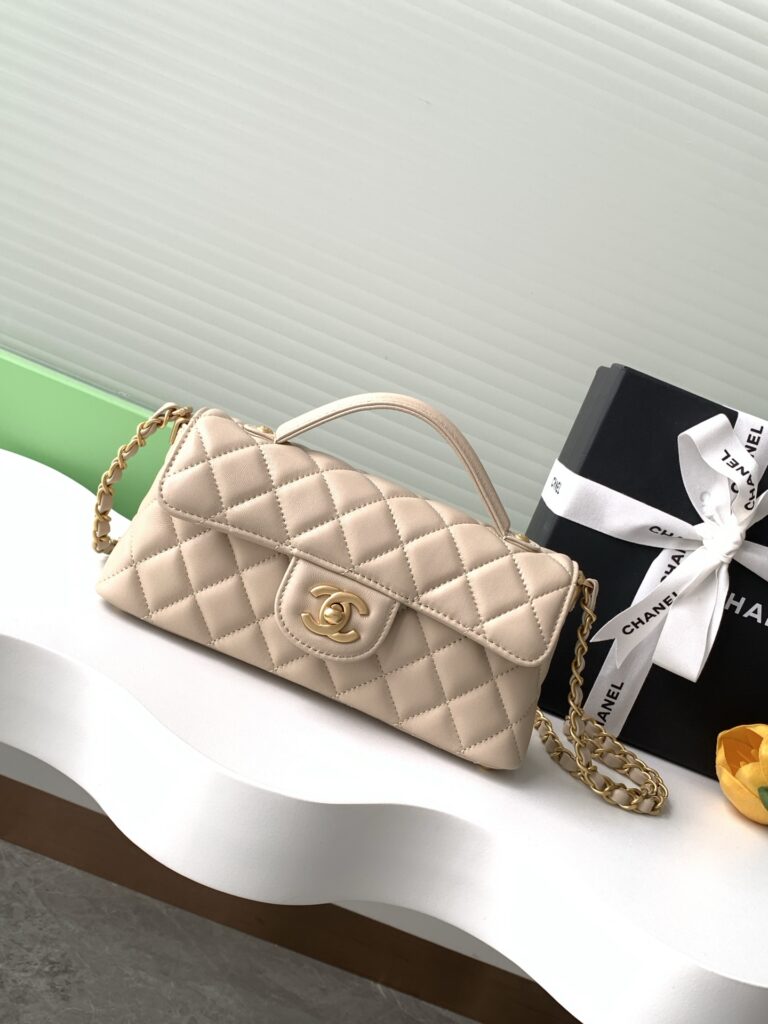 Chanel-25P kelly-AS4795-Apricot