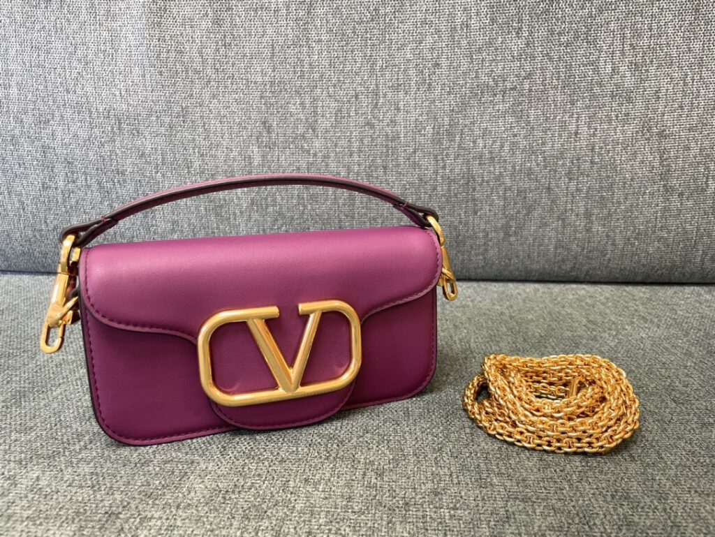 Valentino-Garavani MINILOC-Sea Anemone Purple