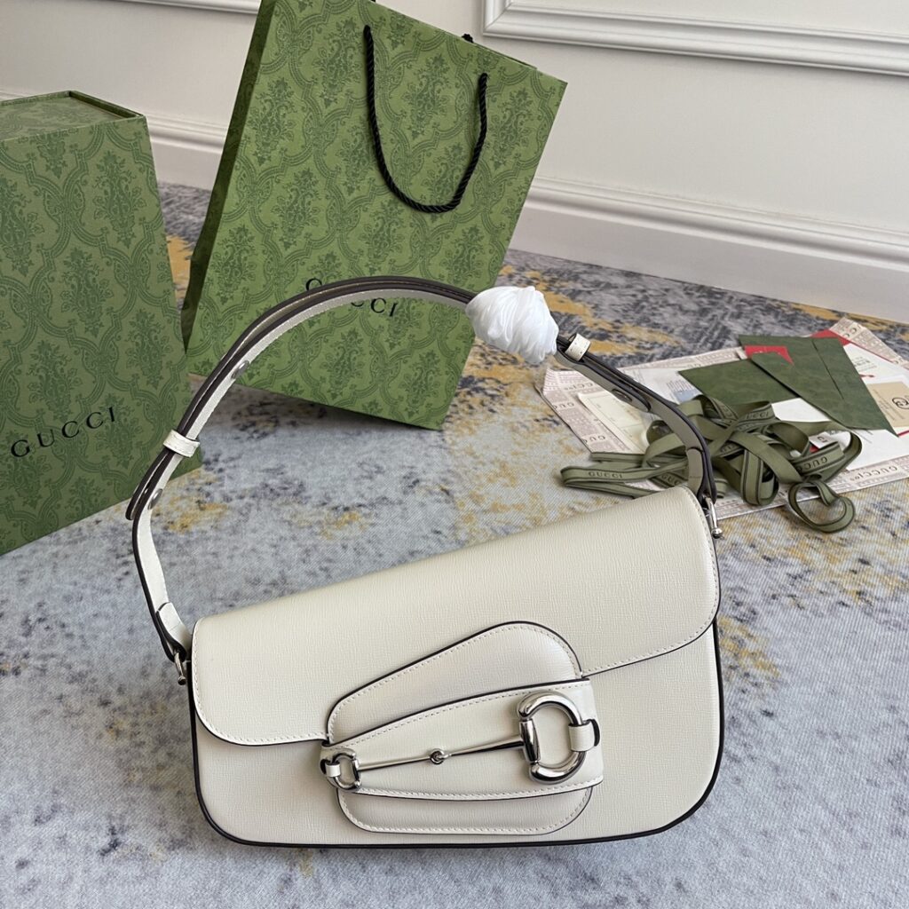 Gucci-Horsebit 1995-Small Size-White-764155