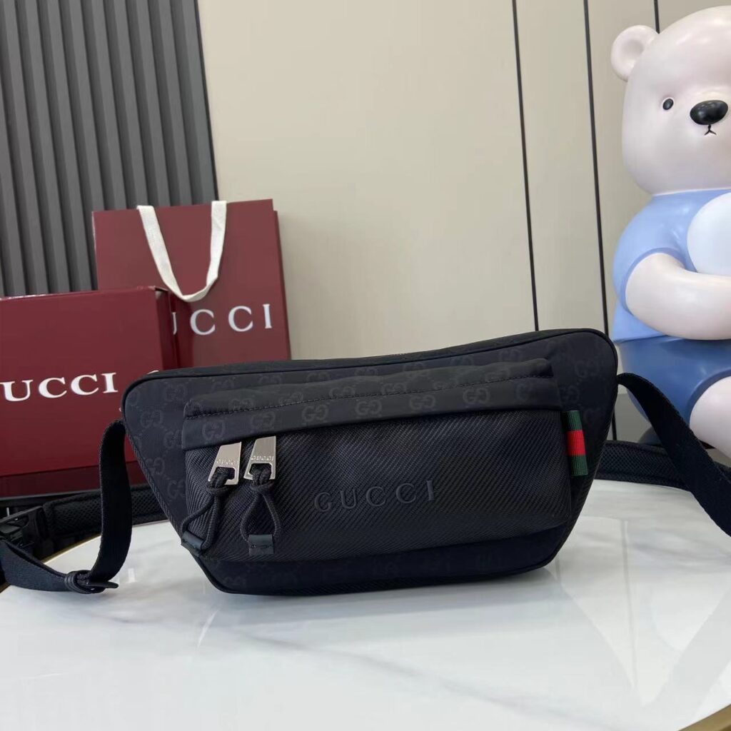 Gucci-Fanny Pack-Men's-Black-834459