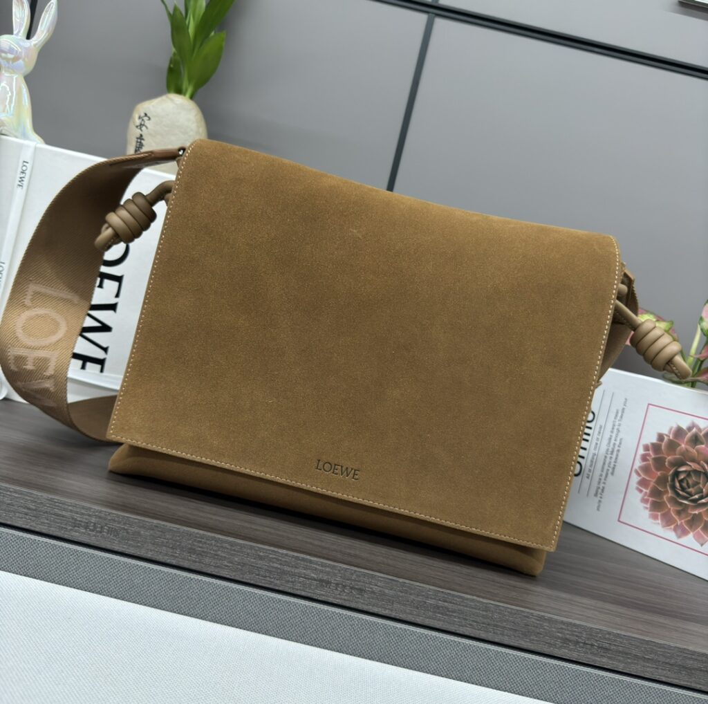 LOEWE-Satchel-Brown（Frosted）