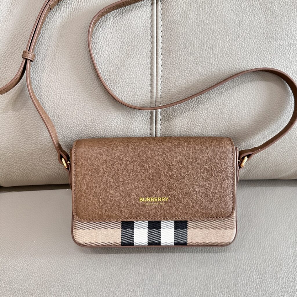 Burberry check crossbody bag