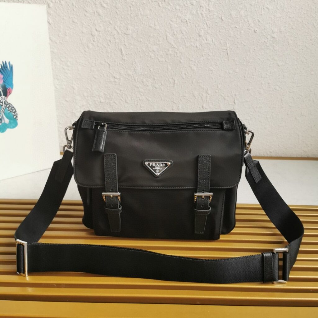 Prada-Re-nylon Shoulder Bag-Black-2VD071