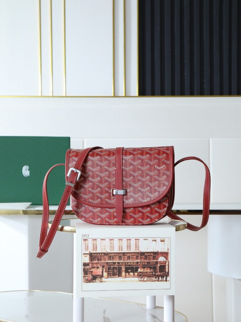 Goyard-Belvédère-Dark red
