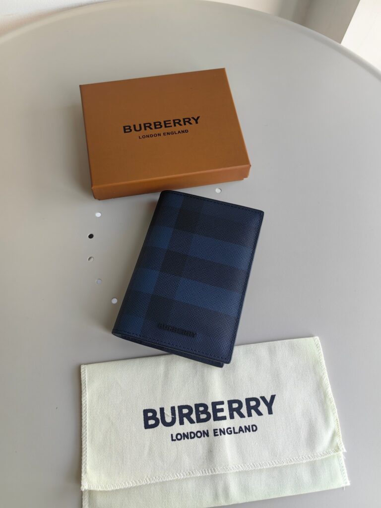 Burberry-Dark Blue-Passport holder
