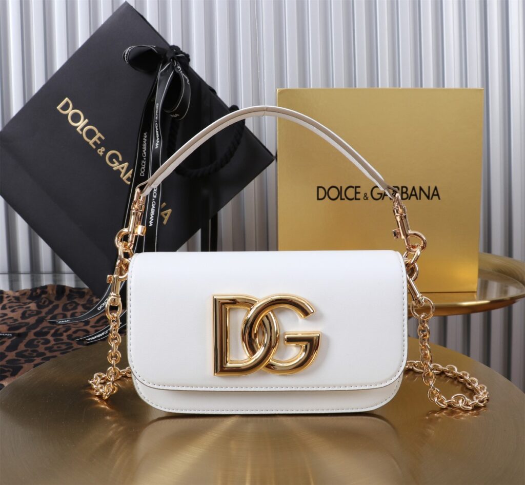 D&G-patent leather White