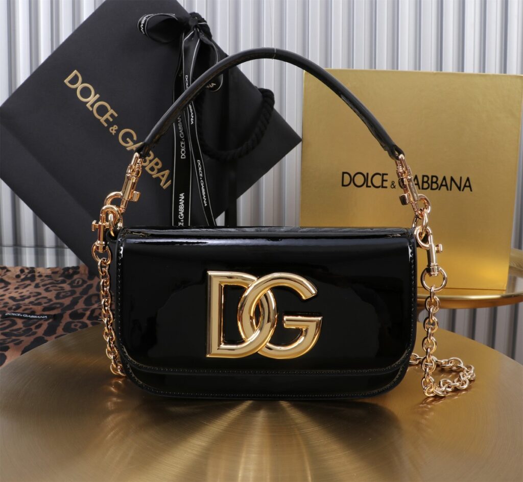 D&G-patent leather black