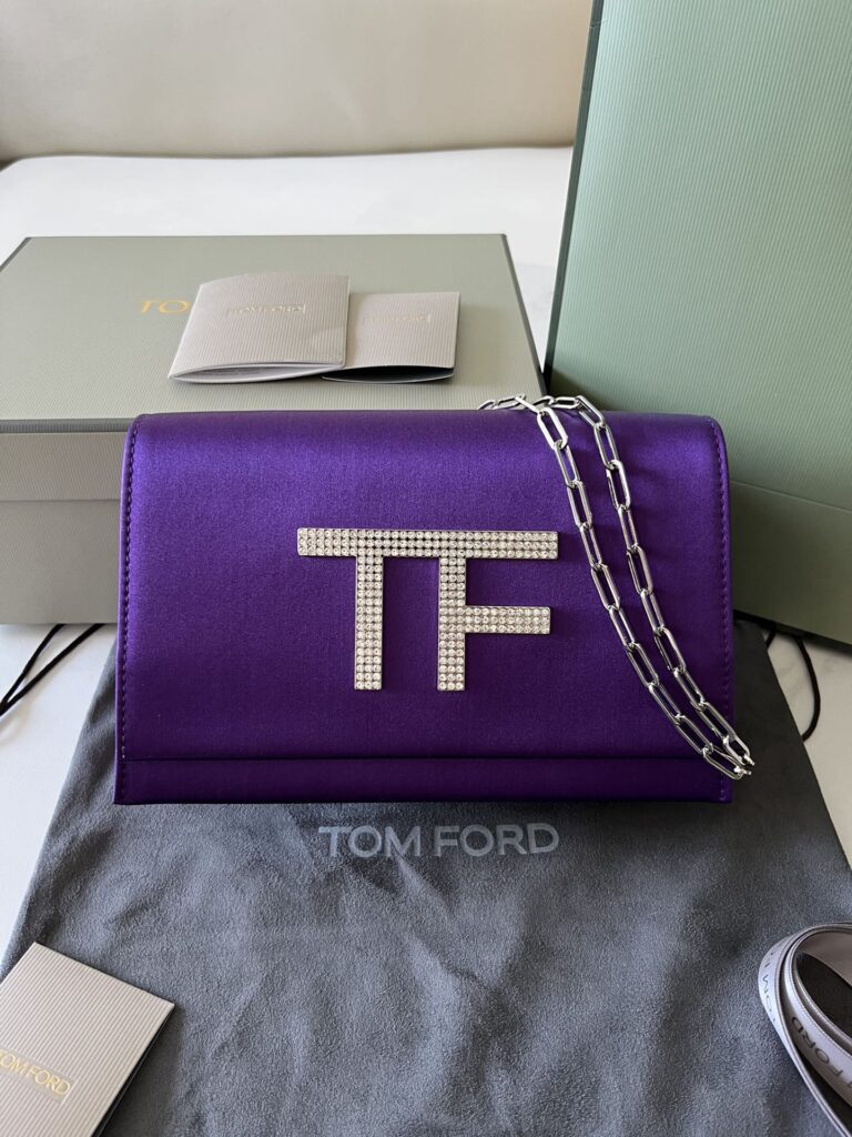 Tom Ford Disco Shoulder Bag-Purple