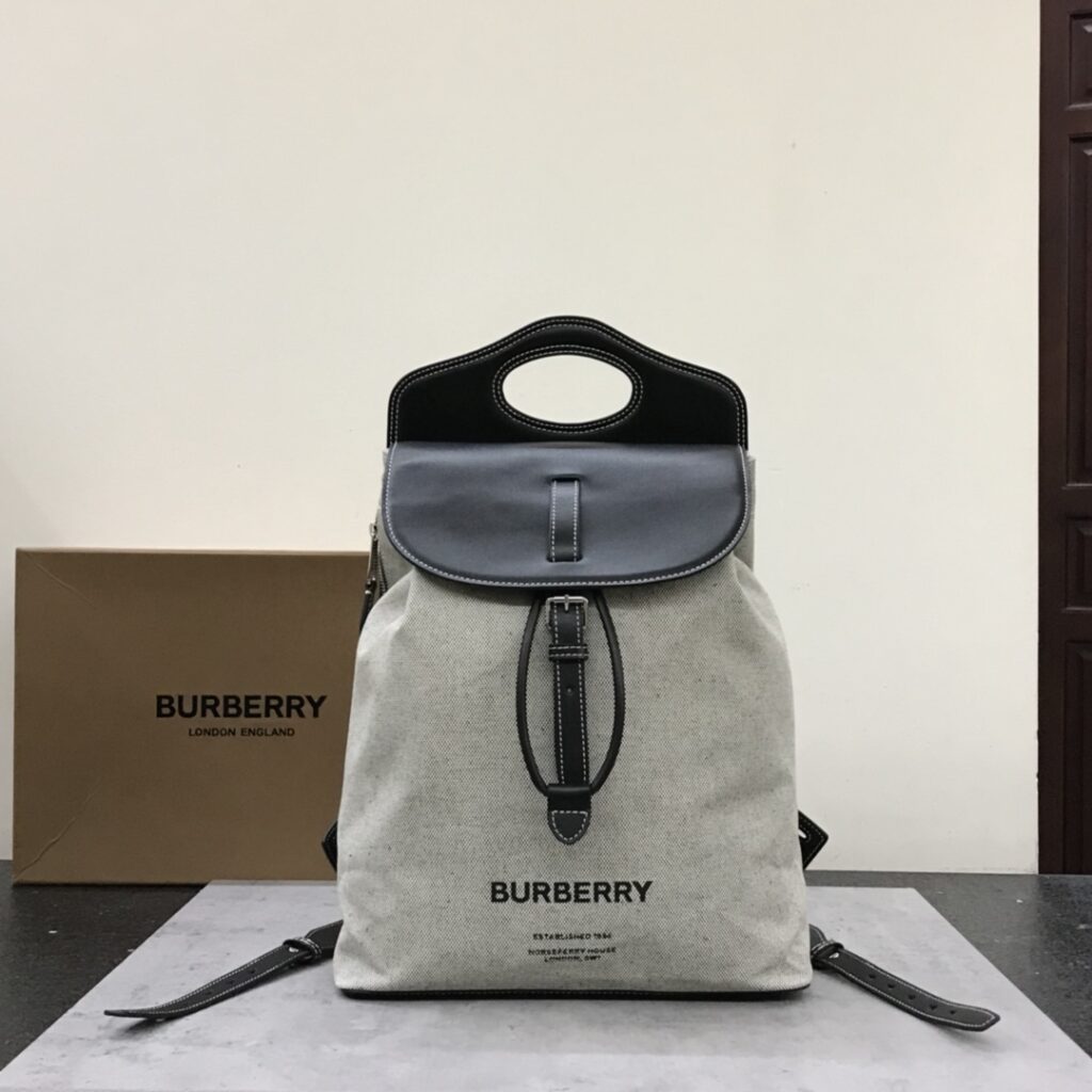Burberry-Canvas Backpack-070480