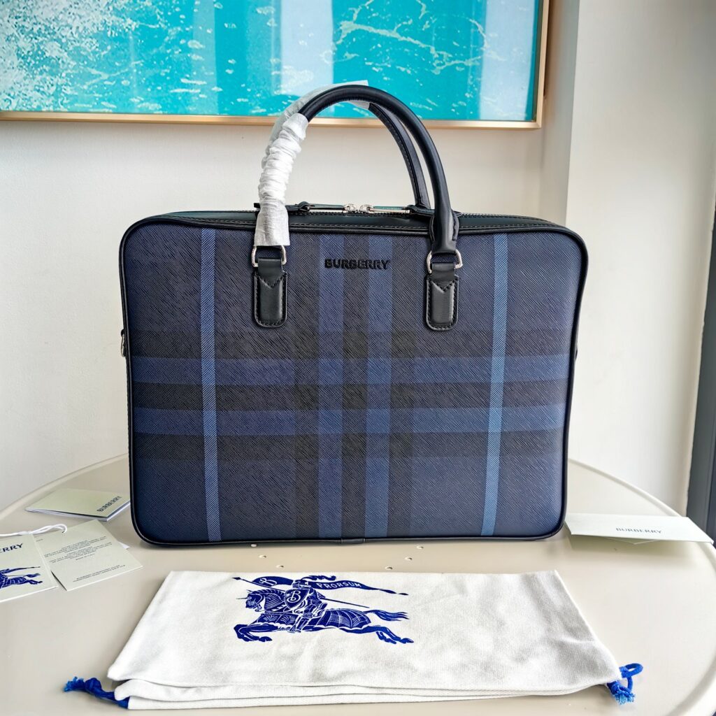 Burberry-Briefcase-Blue plaid-80732721