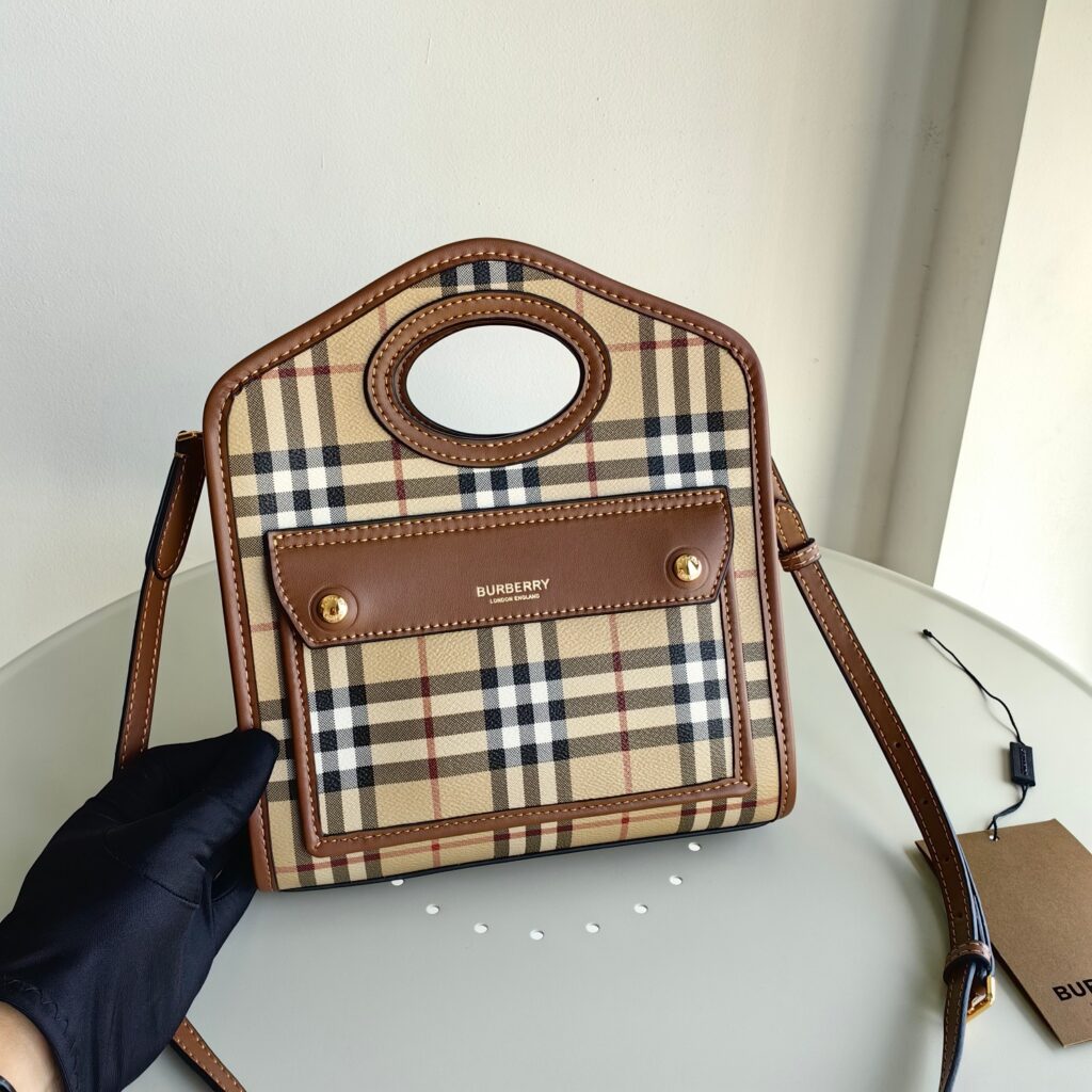 Burberry-Small tote-Light Brown