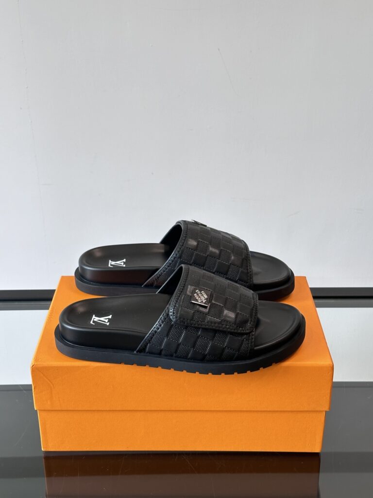 LV-Sandals-Black-Men