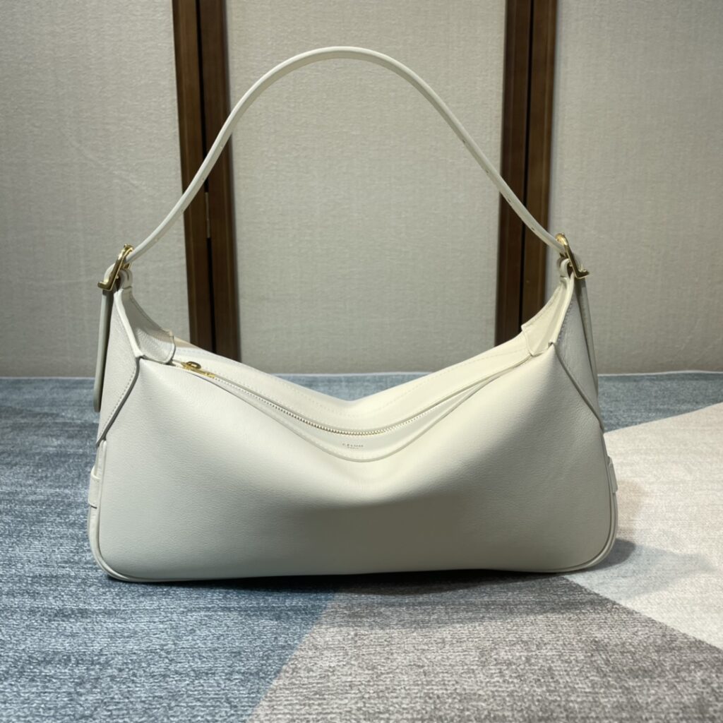Celine Romy Leather Bag-Beige