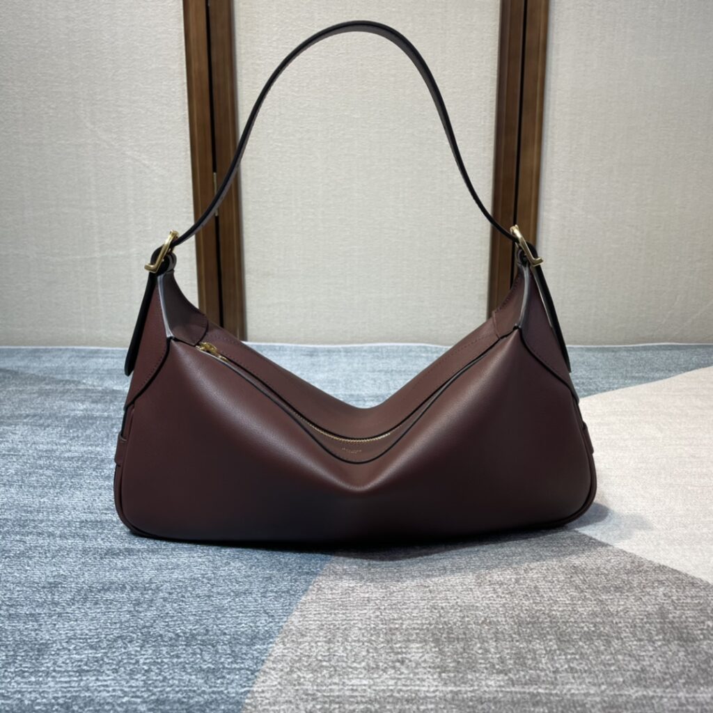Celine Romy Leather Bag-Burgundy