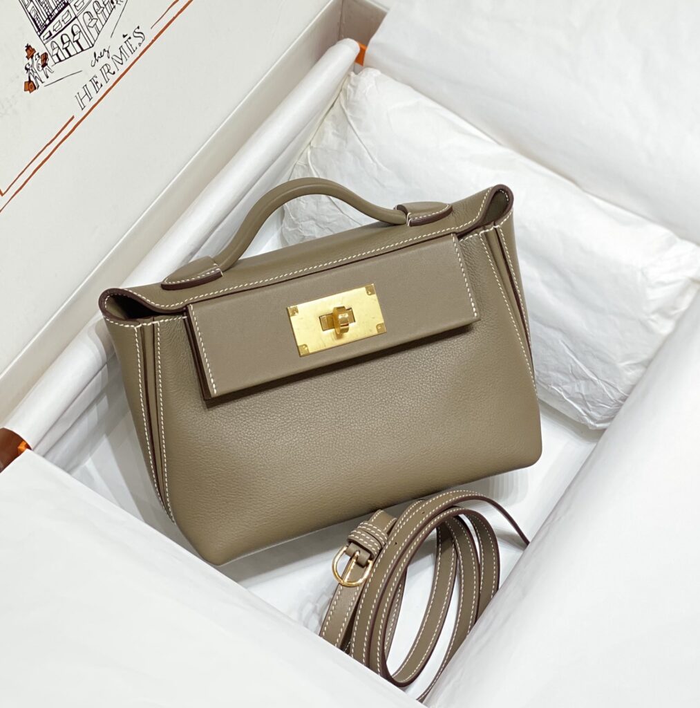 Hermès-Mini Kelly-Space Grey