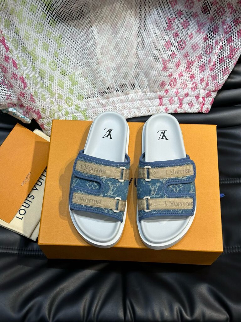LV-Sandals-Men's-Demin