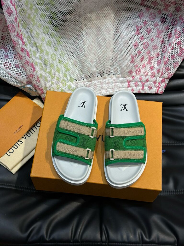 LV-Sandals-Men's-Green