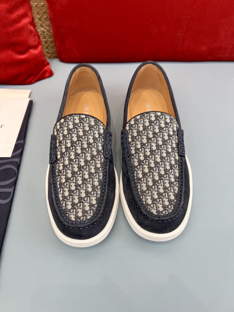 Dior-Loafers-Mens-Navy Blue