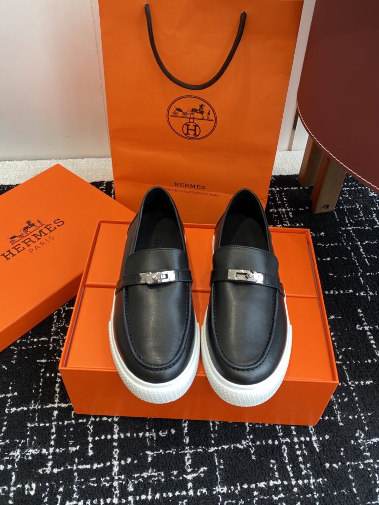 Hermes-Loafers-Men's-Black